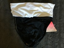 PETITE 26" 28" VINTAGE SUNSET BAY NON CONFORMING BINARY SWIM SUIT BOTTOM BIKINI