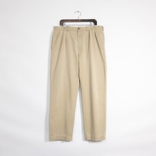 Vintage 90s Polo Ralph Lauren Khaki Chino Pants 36x30 - Distressed Biege Relaxed