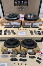 2021-2023 TOYOTA VENZA FRONT & REAR BRAKE KIT OEM ROTORS TCMC PADS & SHIMS