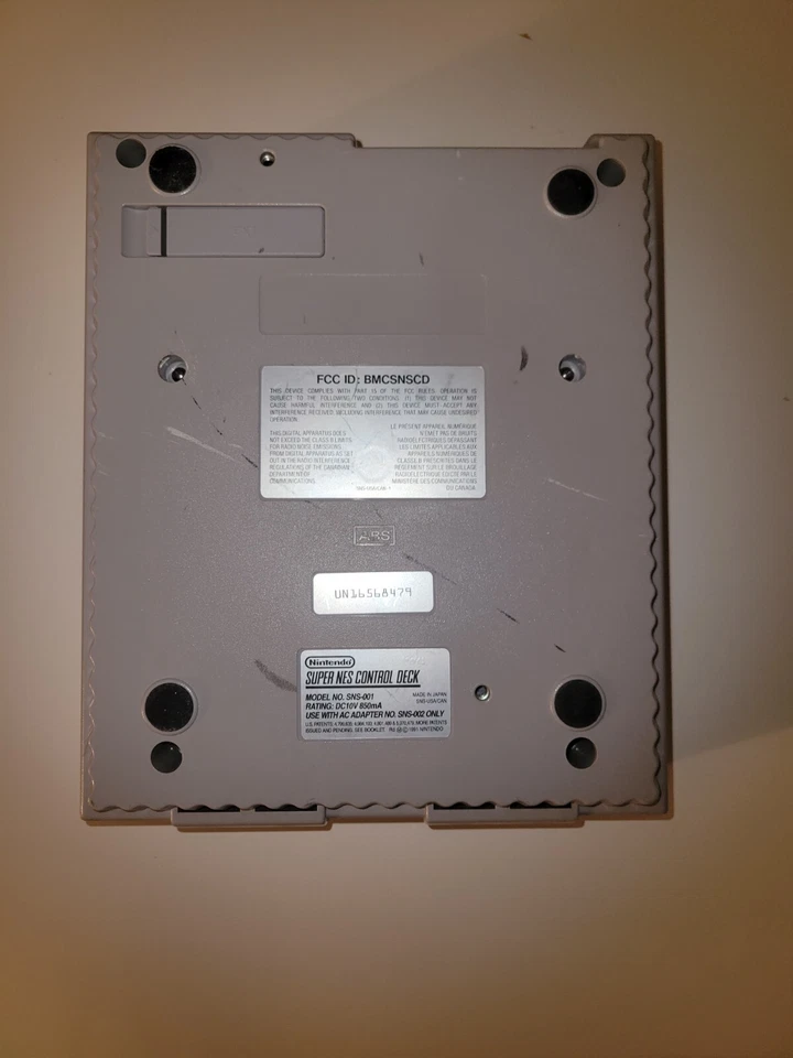 Sistema de entretenimiento Super Nintendo NO FUNCIONA 1991 consola original Mario bros Foto 2 de 3