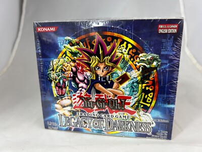 Yugioh 1st Edition Legacy of Darkness Booster Box Sealed 24 Packs