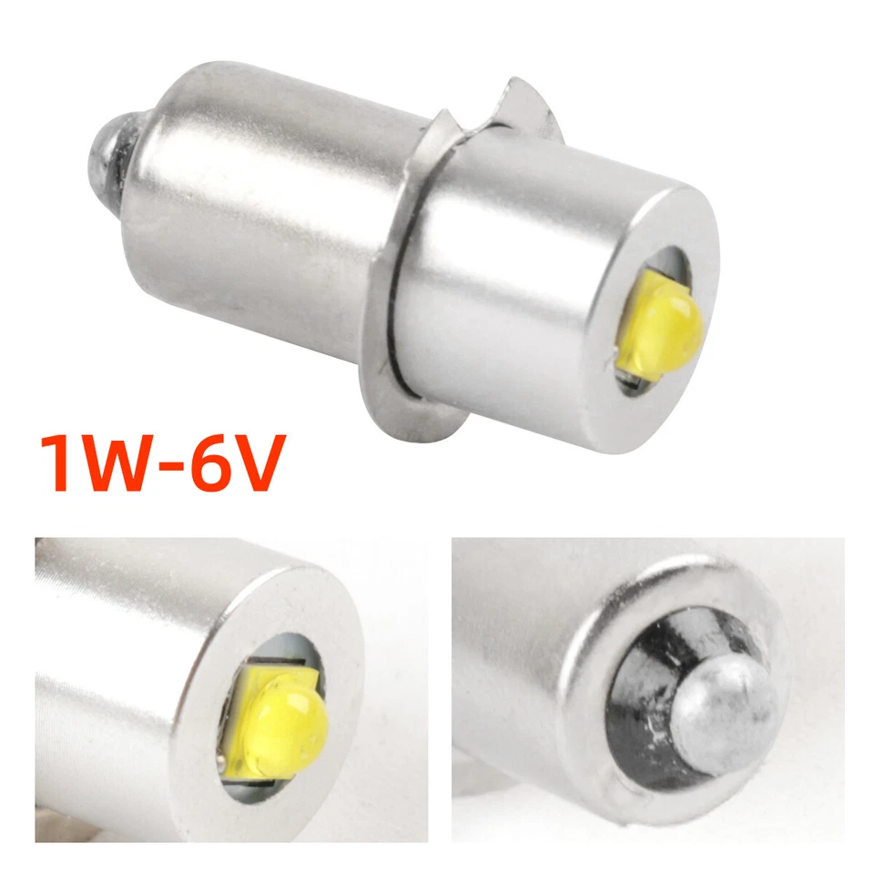 E10 3V 4.5V 6V LED Small Bulb Light Lamp Replacement Bulbs for Flashlight Torch - Image 4 of 4