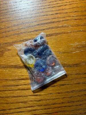 MTG Tiny Dice Bag (10) Different Color Glass Gem Tokens Gaming Counters Magic