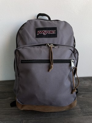 gray jansport backpack