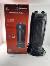 Pelonis HC-0155M 2 Speed Ceramic Tower Space Heater w/ Thermostat