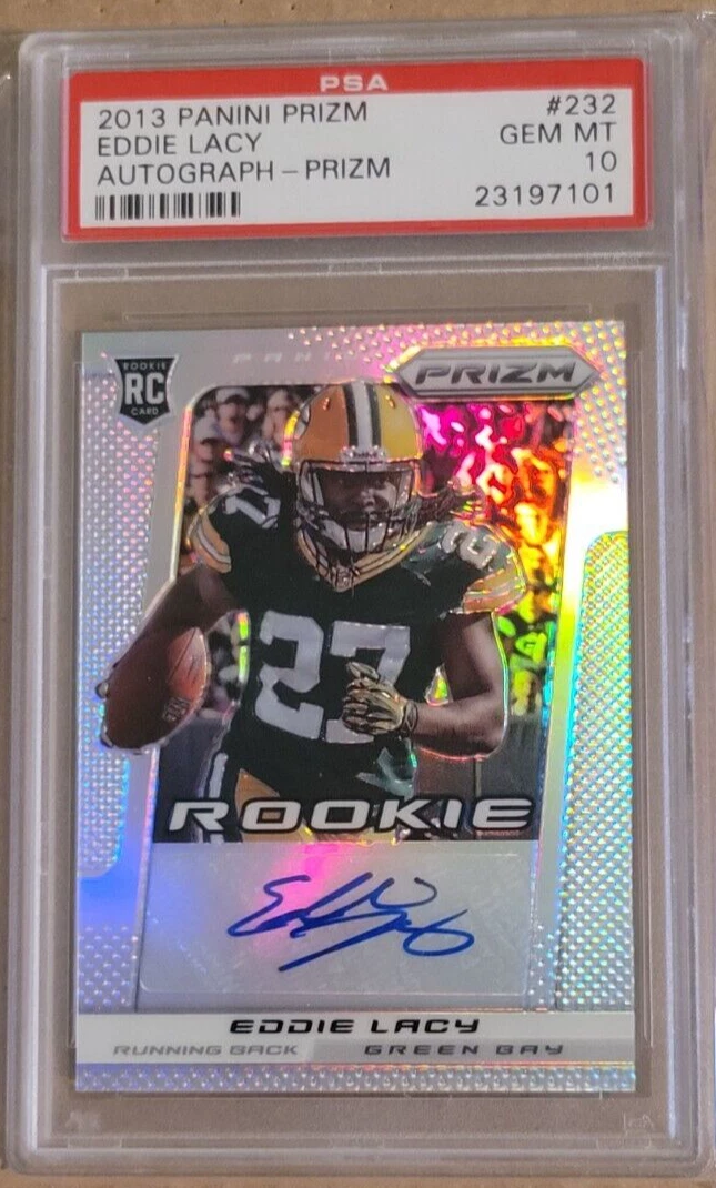 Eddie Lacy Panini Prizm #232 Autograph-Prizm