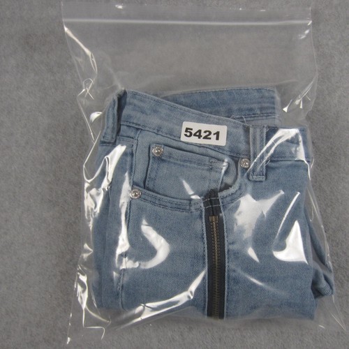 7 For All Mankind Jeans Youth Girls 14 Luxe Vintage The Ankle Skinny Zip Front - Picture 16 of 16