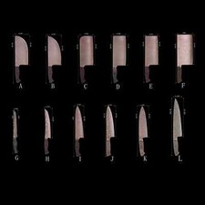 Damascus Steel Chef Knife Blank Blade DIY Tool Home Hobby Kitchen Craft Material