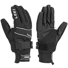 LEKI Thermal Shark Gloves Ladies Ski Gloves Warm Waterproof Black