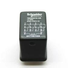 Schneider Electric 782XDXH10-12D 12VDC 3A 4PDT Hermetic Ice Cube Power Relay