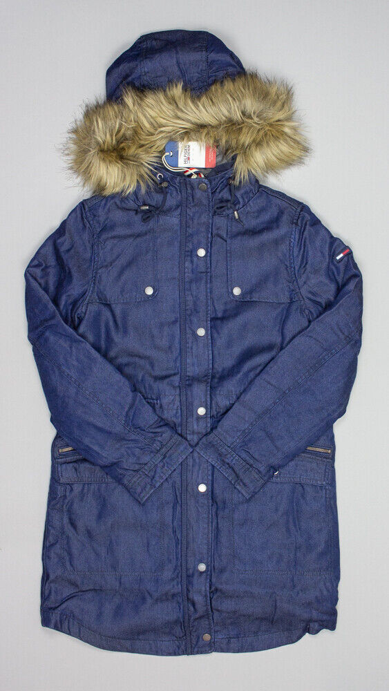Leugen Pakket Hopelijk Tommy Hilfiger Women THDW HD Parka Jacket Removable Lining Size S | eBay