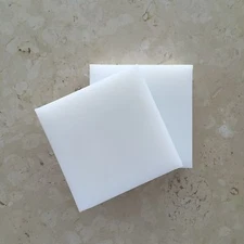HDPE (High Density Polyethylene) Plastic Sheet 1" x 24" x 47" Natural