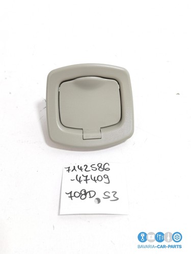 Original BMW E91 Cover Ceiling Hook Front Right Grey 7142586 - Picture 5 of 5