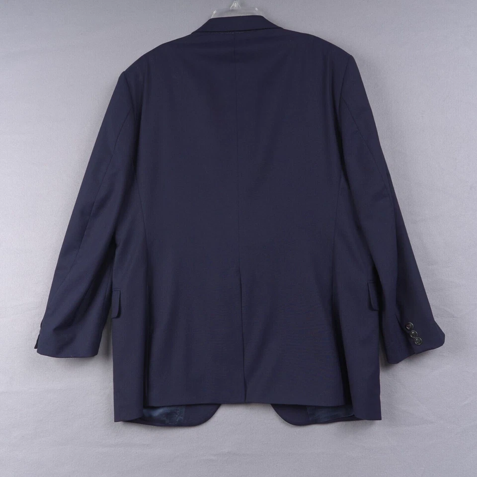 Lands’ End Wool Sport Coat 43R Navy 2-Button Blazer - Image 2 of 4
