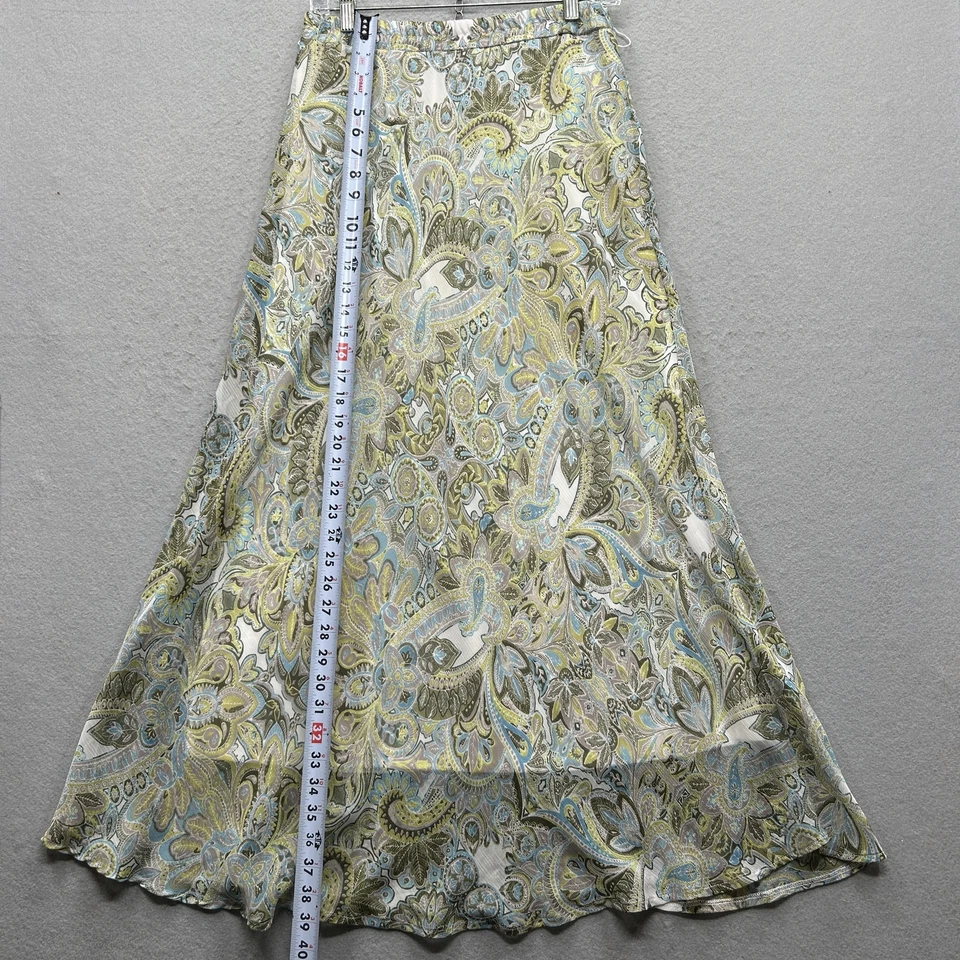 Dressbarn Women's Small Paisley Skirt - Image 4 of 4