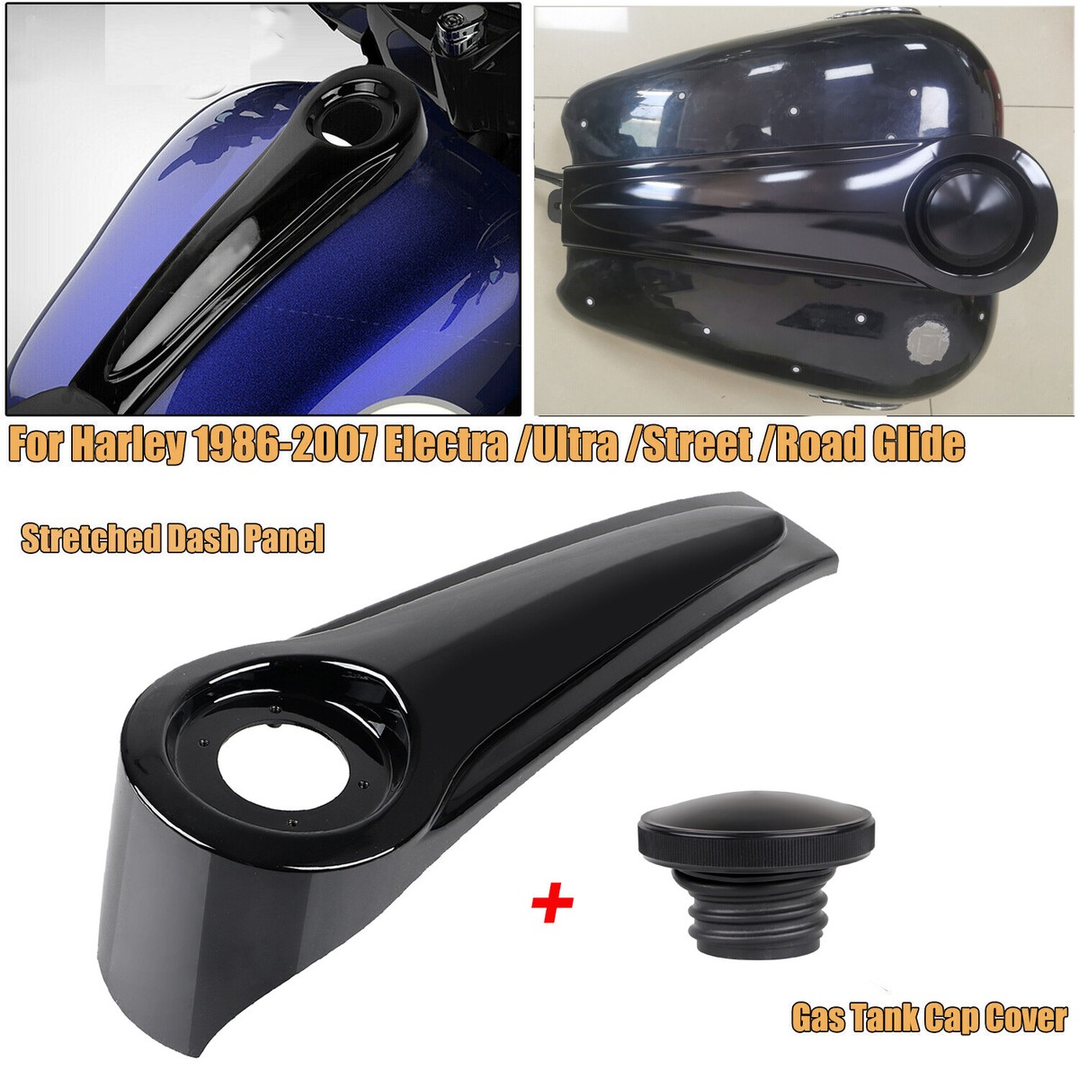 For Harley Electra Street Road Glide 86-07 Dash Fuel Console