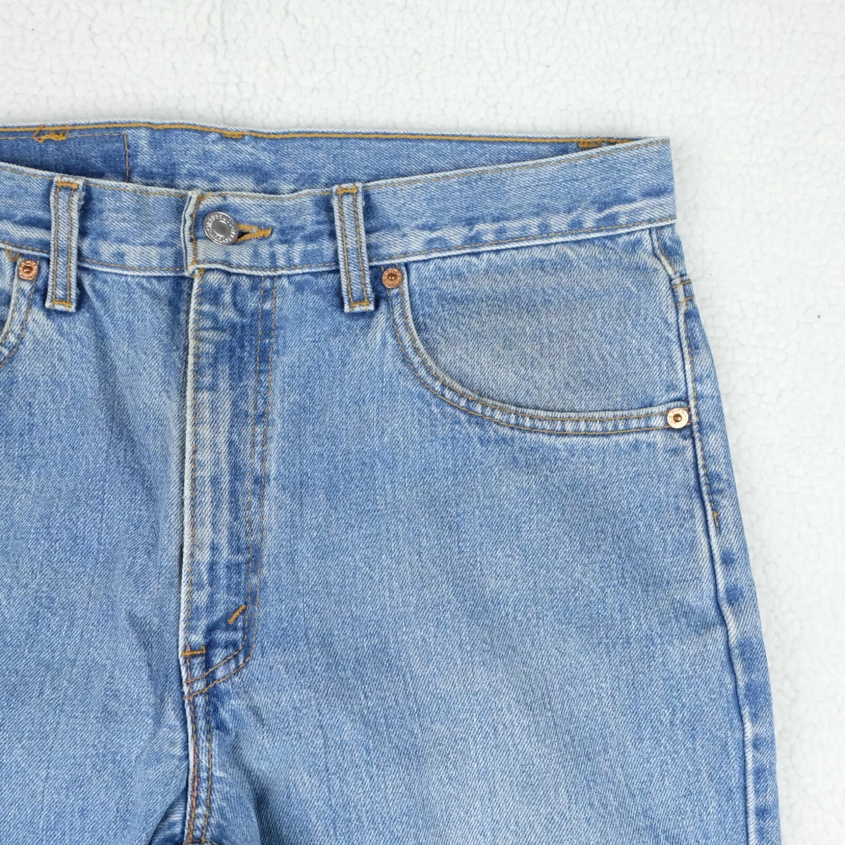 Vintage Levis 516 Blue Jeans Womens 32x28 Mom Straight Leg