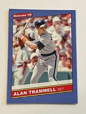 2020 Panini Donruss Baseball '86 Retro #225 - Alan Trammell - Detroit Tigers
