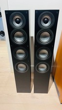 Elac Uni-fi 2.0 Uf52 Floorstanding Full Range Speaker Pair Black Excellent