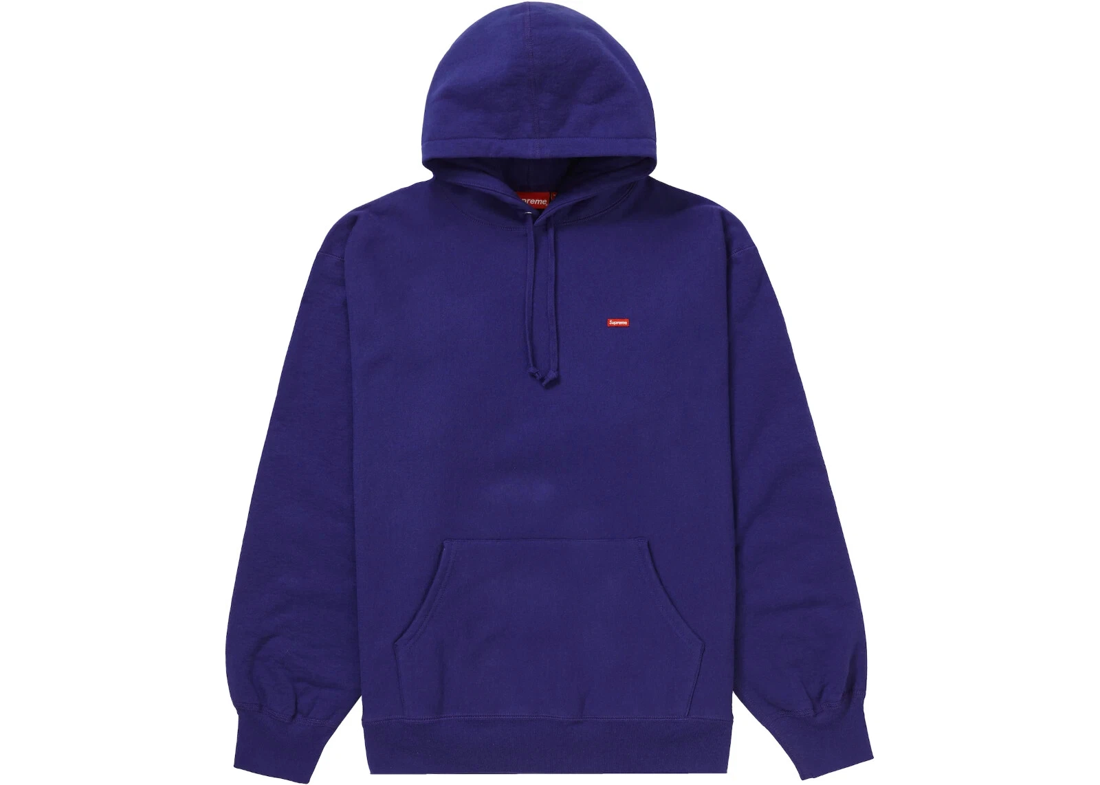 NEUF Supreme Small Box Sweat shirt à capuche à capuche royal couleur foncée FW21SW67