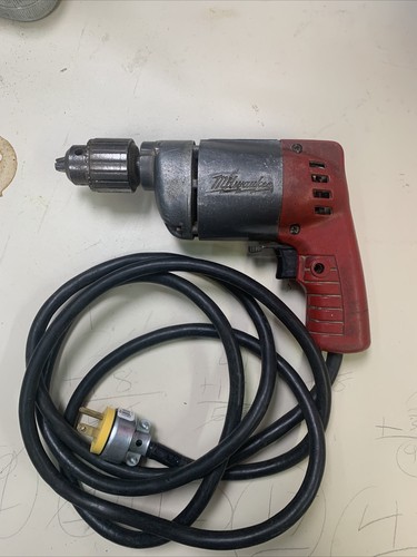 Vintage Milwaukee Electric Corded Drill 