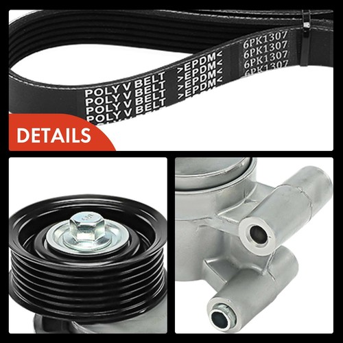 3x Serpentine Belt Drive Component Kit for Mazda 3 2004-2009 3 Sport 2009 2.0L - Picture 7 of 9