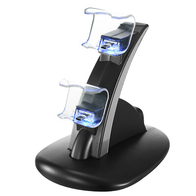 Charging Dock Station Dual Micro USB Charger Stand For PS4 Pro/PS4 Slim Gamepad
