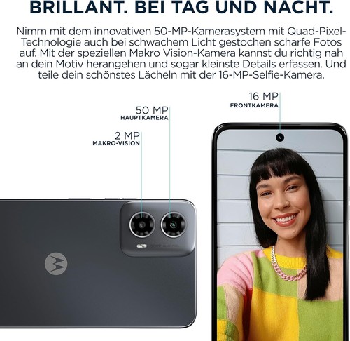 Motorola Moto G34 5G Smartphone 6,53"-Hd 4GB/128GB, Android 14 Charcoal Black - Bild 4 von 6
