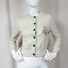 ISABEL MARANT Newton Cardigan Beige Camel Size 40/L
