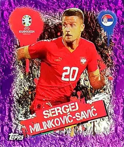 Topps UEFA EURO 2024 Sticker -- PURPLE/ GREEN/ BLUE/ TOPPS FOIL -- PARALLEL - Bild 82 von 213
