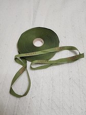 New Authentic Gucci Beauty Green Ribbon Sold By Yard 