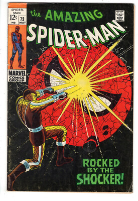 AMAZING SPIDER-MAN #72 (1969) - GRADE 4.5 - MARVEL SHOCKER