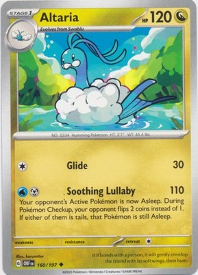 Altaria - 160/197 - Uncommon - Near Mint