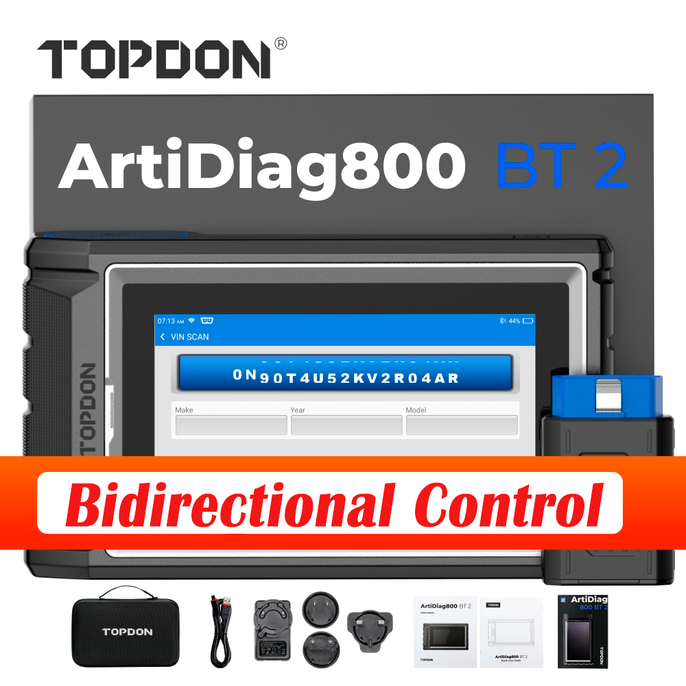 TOPDON ArtiDiag800BT 2 Bidirectional Control Scanner All-System
