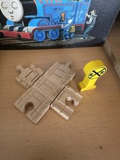 Learning Curve Wooden Thomas Train Clickety Clack Cross Track  RR Sign 