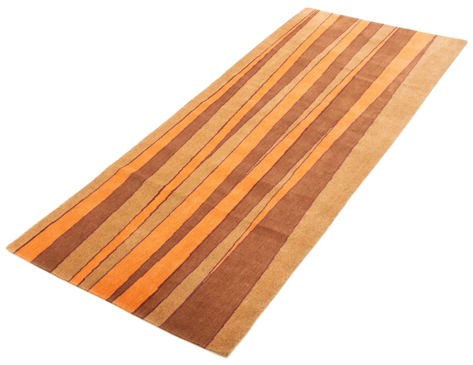 Vintage Hand-knotted Runner Rug 3'7" x 9'11" Traditional Oriental Wool Carpet - Image 4 of 4