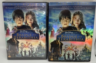 BRIDGE TO TERABITHIA DVD ! Disney Pictures Brand New ! w/slip cover ! OOP  