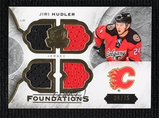 2015-16 Upper Deck The Cup Foundations Quad Jersey 38/75 Jiri Hudler #CF-JH k4s