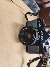 Yashica FX-3 35mm SLR Film Camera w/ Yashica Lens ML 50mm 1:2 And Carry Case