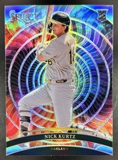 2025 Panini Select Nick Kurtz Color Wheel RC SP Rookie #10 A's