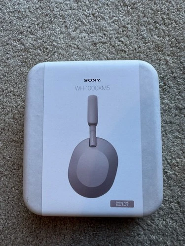 Sony - WH1000XM5 Wireless Noise-Canceling Over-the-Ear Headphones - Smoky Pink