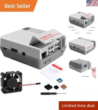 Case for Raspberry Pi 3B with Fan, Retro Gaming Nes3Pi Case with Cooling Fan...