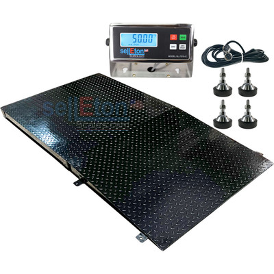 SL-700 48'' x 48'' Pallet Floor Scale with Ramp