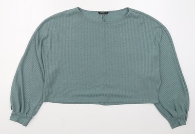 SheIn Damen grüner Polyester Pullover Sweatshirt Größe XL Pulli