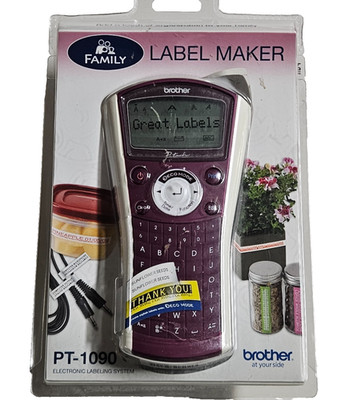 Brother PT-1090 P-touch Electronic Label Maker Printer - Brand New -