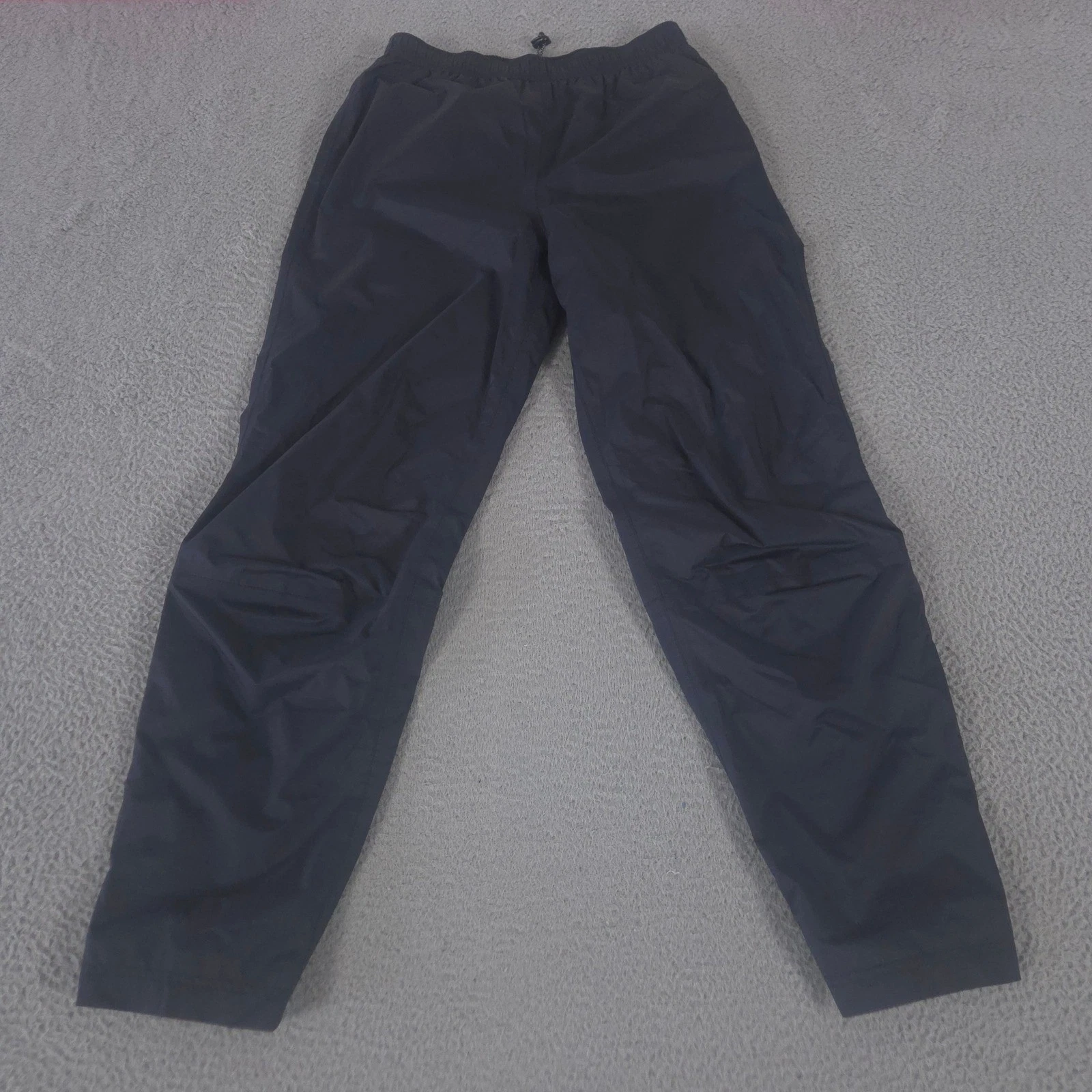 VINTAGE L.L. Bean Pants Mens S Black Stowaway Gore-Tex Nylon Rain Straight 90s