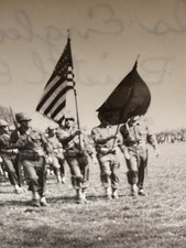WW2 PHOTO Original - On Parade 285th Port Co. May 1944 - Seamills England