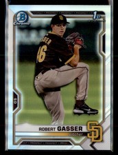 2021 Bowman Draft #BDC-135 Robert Gasser Chrome Refractor