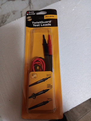 Fluke TL175 Twistguard Test Leads, 2 mm Diameter Probe Tips  4219