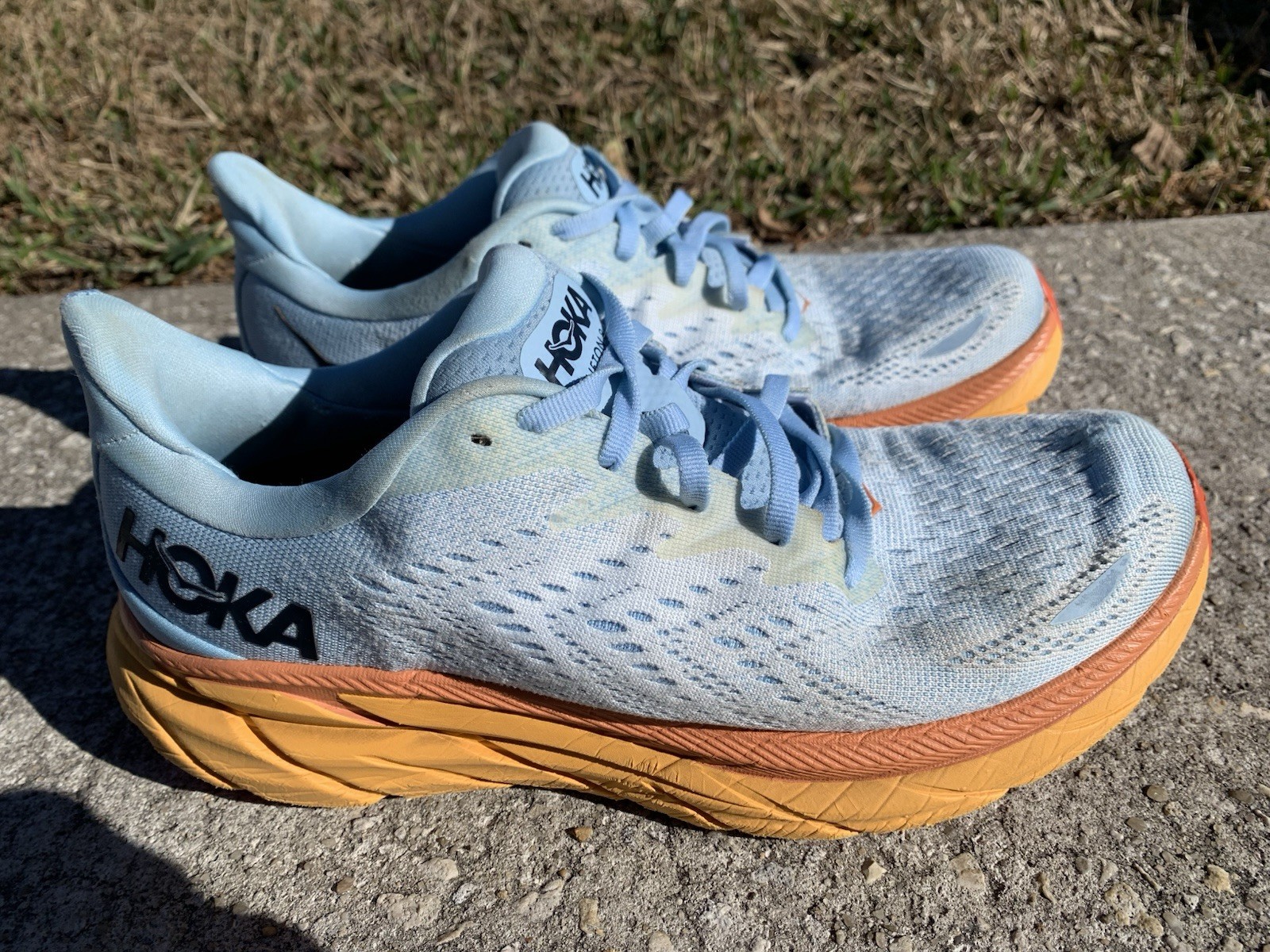 Size 8.5 B - Hoka One One Clifton 8 Womens Shoes Blue Running Sneaker thumbnail 2